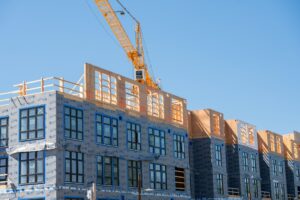 Building under construction - Ireland development loans for larger schemes